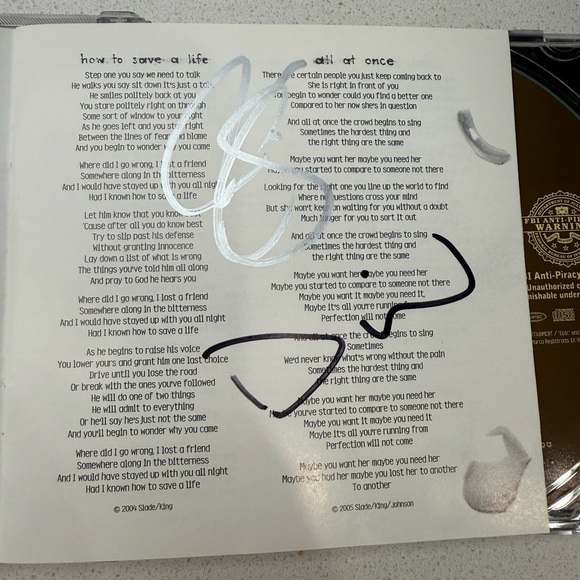 Vintage Signed The Fray CD How to Save a Life 2005 Autographed - Picture 8 of 12